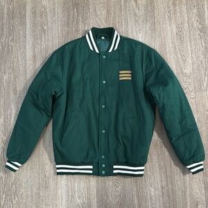 Tres Generaciones tequila green varsity jacket men’s sz S